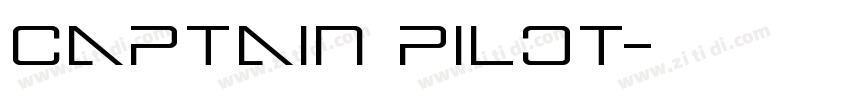 Captain Pilot字体转换